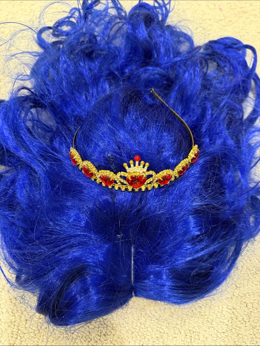 Disguise Gold and Red Princess Tiara Headband